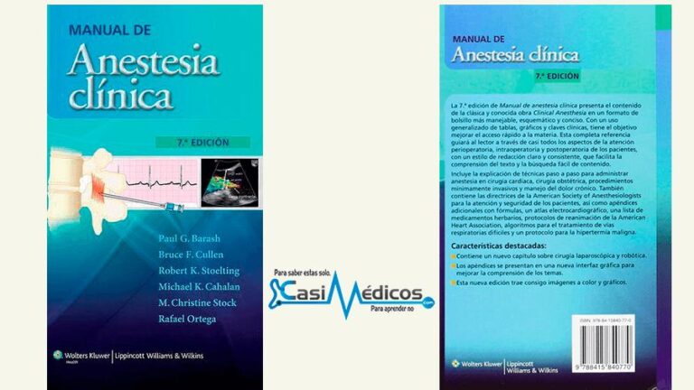 Manual de anestesia clínica por Barash, 7.ª Ed.
