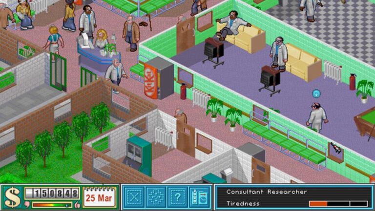 Consigue Theme Hospital gratis.