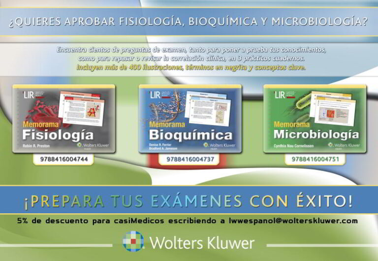 Memoramas de bioquímica, microbiología y fisiología de la editorial Wolters Kluwer