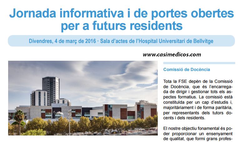 Jornada informativa y de puertas abiertas para futuros residentes Bellvitge 2016