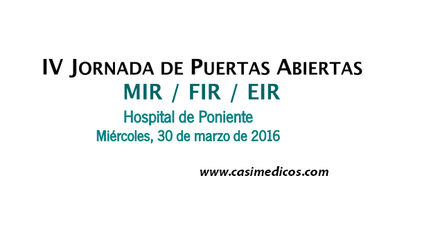 Jornada de Puertas Abiertas Hospital de Poniente 2016