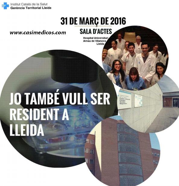 Jornada de puertas abiertas para futuros residentes Lleida 2016