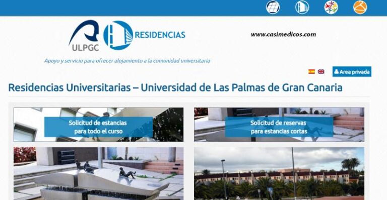 Residencias Universitarias – Universidad de Las Palmas de Gran Canaria. Convocatoria 2016/2017