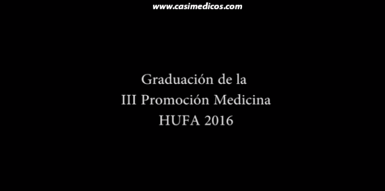 III Promocion Medicina HUFA 2016