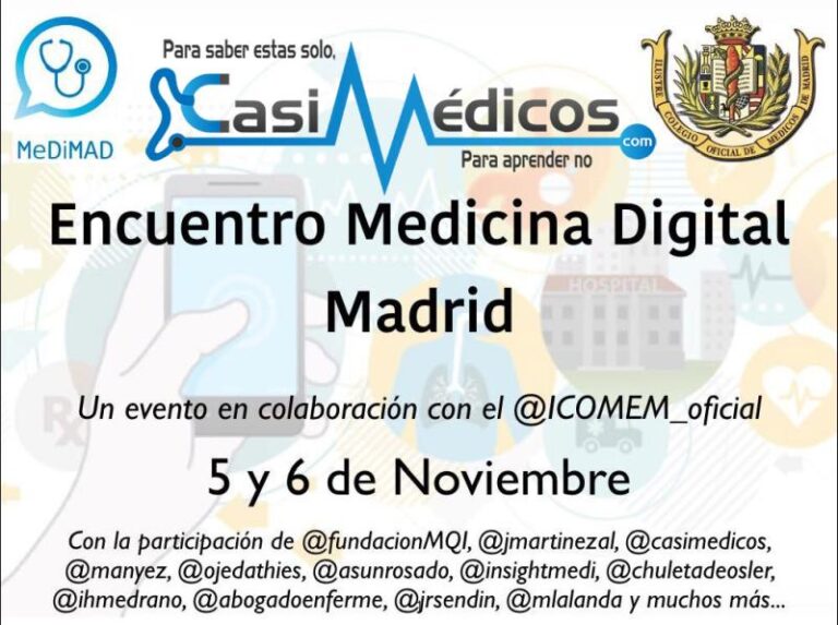 casiMedicos en el I Encuentro de Medicina Digital #MeDiMAD