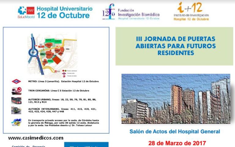 Hospital Universitario 12 de Octubre, III Jornada de Puertas Abiertas