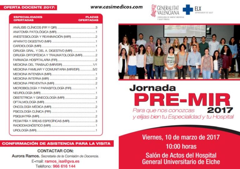 Hospital General Universitario de Elche. Jornada de Puertas Abiertas 2017