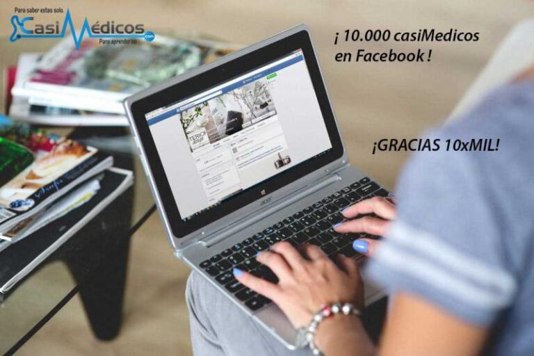 ¡Ya somos + 10000 casiMedicos en Facebook!