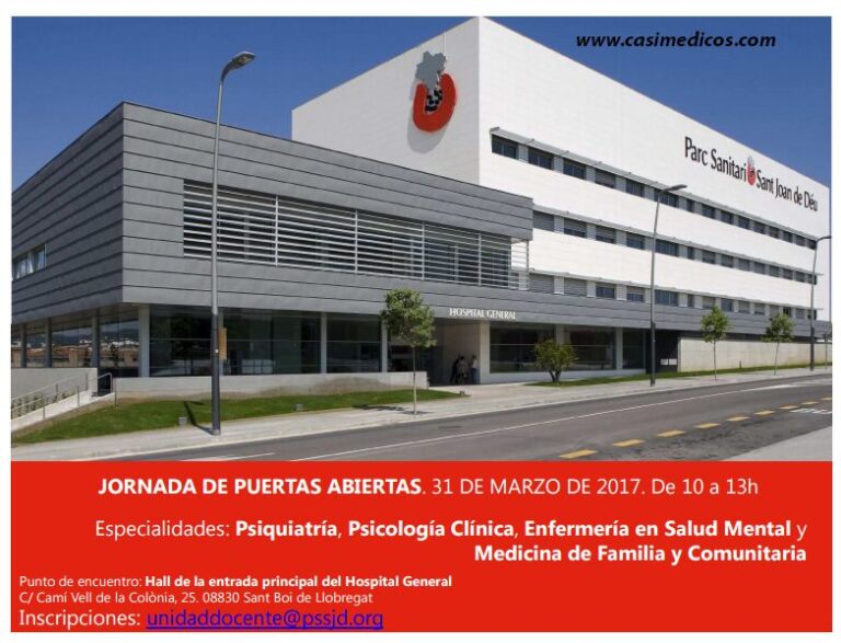 Parc Sanitari Sant Joan de Déu. Jornada Residentes 2017