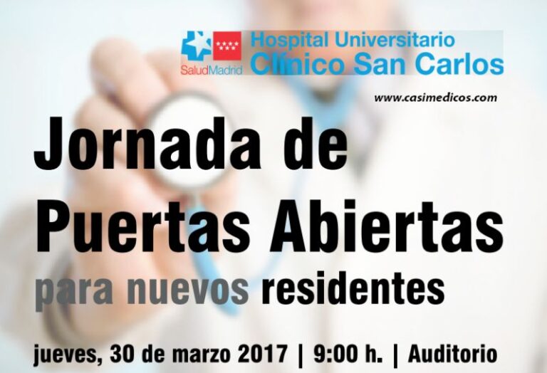 Hospital Clínico San Carlos. Jornada de Puertas Abiertas para Nuevos Residentes 2017