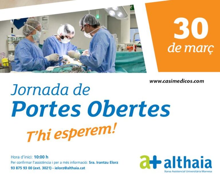 Hospital de Sant Joan de Déu. Althaia. Jornada de Puertas Abiertas para futuros residentes