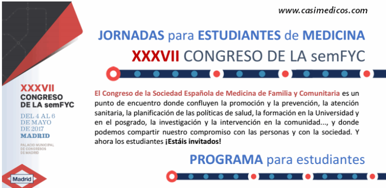 Jornadas para Estudiantes de Medicina XXXVII Congreso de la semFYC