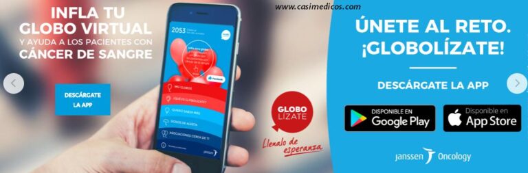 Globolízate! Descárgate la app, infla tu globo virtual y ayuda a los pacientes que sufren cáncer de la sangre en España.