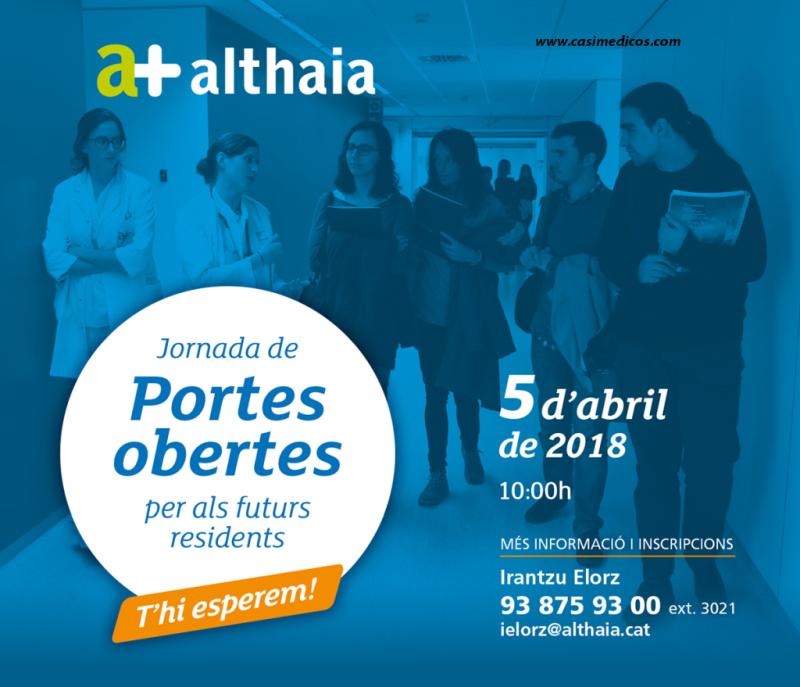 Jornada Portes Obertes MIR/IIR Althaia (Manresa) 2018 @ Fundació Althaia (Manresa) | Manresa | Spain