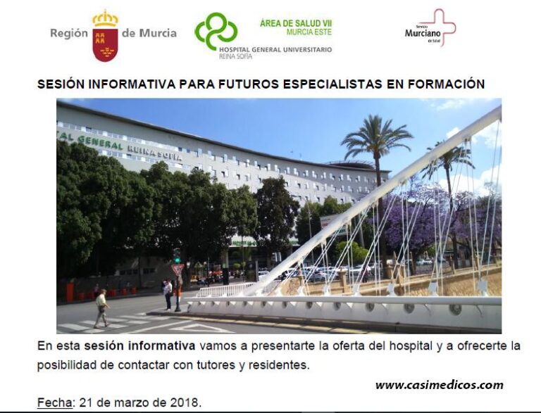 Jornadas de Puertas Abiertas Hospital General Universitario Reina Sofía de Murcia 2018