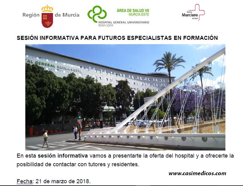 Jornadas de Puertas Abiertas Hospital General Universitario Reina Sofía de Murcia 2018 @ Hospital General Universitario Reina Sofía | Murcia | Región de Murcia | Spain