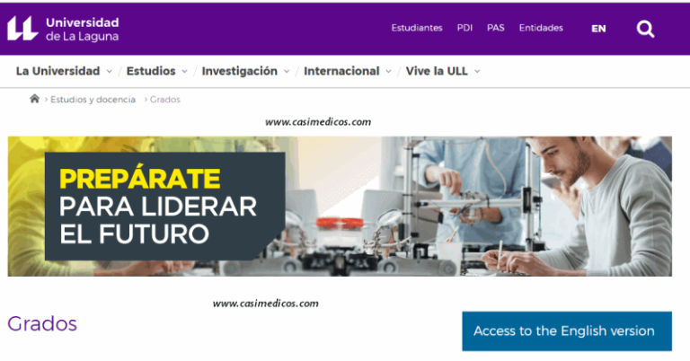 Admisión 2018: Grado en Medicina. DISTRITO UNIVERSITARIO DE CANARIAS