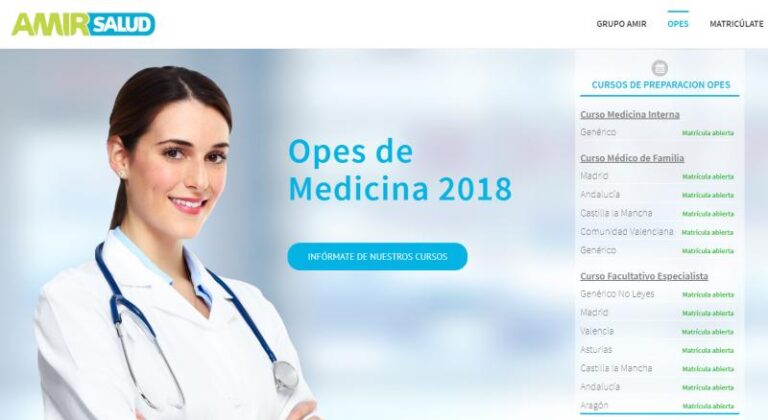 CURSOS DE PREPARACIÓN OPES – AMIRSALUD. Análisis y código descuento.