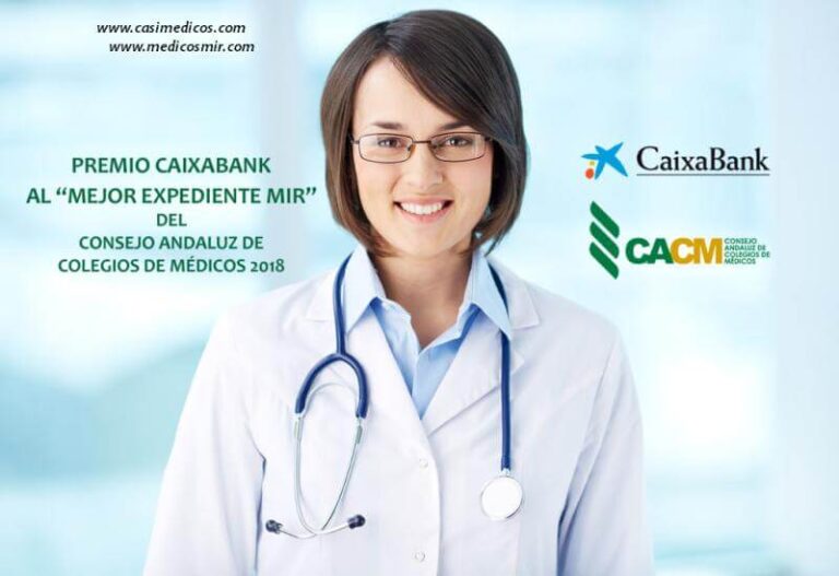 Premio al Mejor Expediente MIR del Consejo Andaluz del Colegios de Médicos 2018