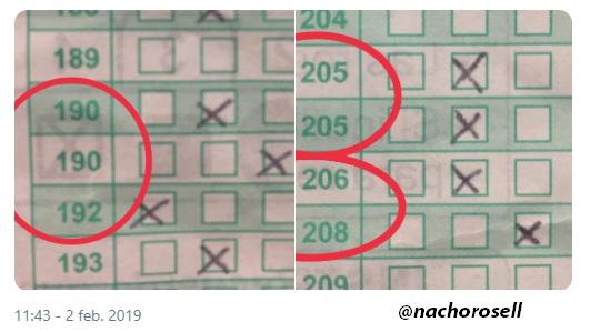 Errores en las plantillas de los examenes MIR 2018-2019