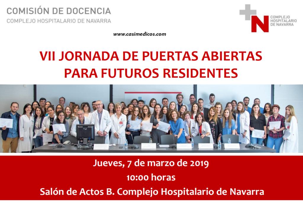 VII JORNADA DE PUERTAS ABIERTAS PARA FUTUROS RESIDENTES C.H. Navarra