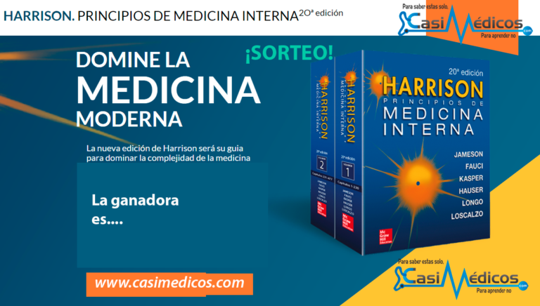 Y la ganadora del HARRISON. PRINCIPIOS DE MEDICINA INTERNA 2Oª edición es…