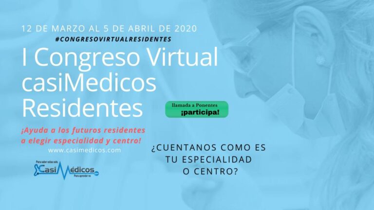 I Congreso Virtual de Futuros Residentes. Llamada a ponentes