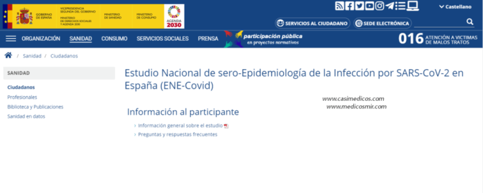 Estudio Nacional de sero-Epidemiología de la Infección por SARS-CoV-2 en España (ENE-Covid)