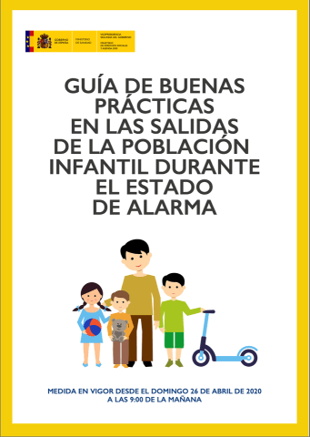 GUÍA DE BUENAS PRÁCTICAS EN LAS SALIDAS DE LA POBLACIÓN INFANTIL DURANTE EL ESTADO DE ALARMA