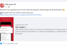 Estamos en 360 medics casiMedicos.com ha sido incluida en la app 360 medics