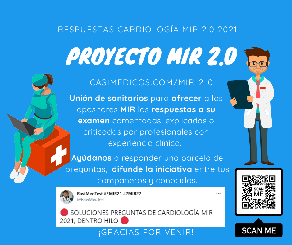 Respuestas comentadas a las preguntas de Cardiología del examen MIR 2021