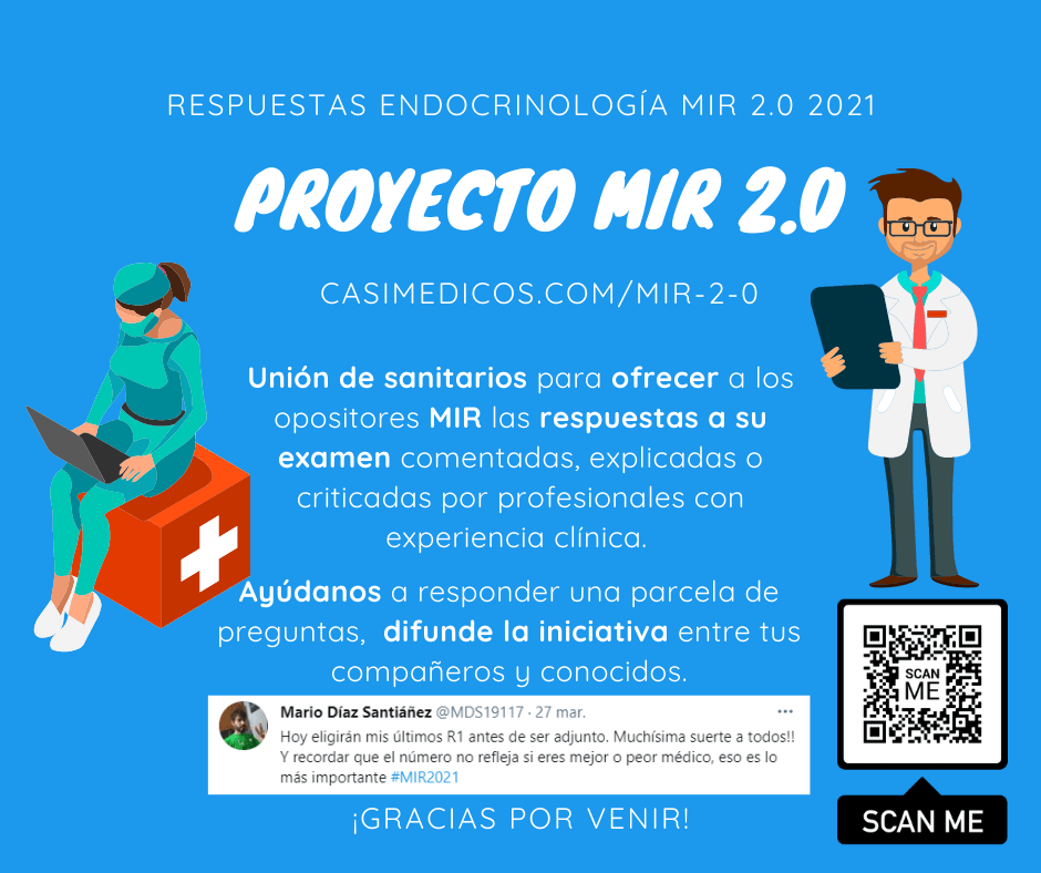 Respuestas comentadas a las preguntas de Endocrinología del examen MIR 2021