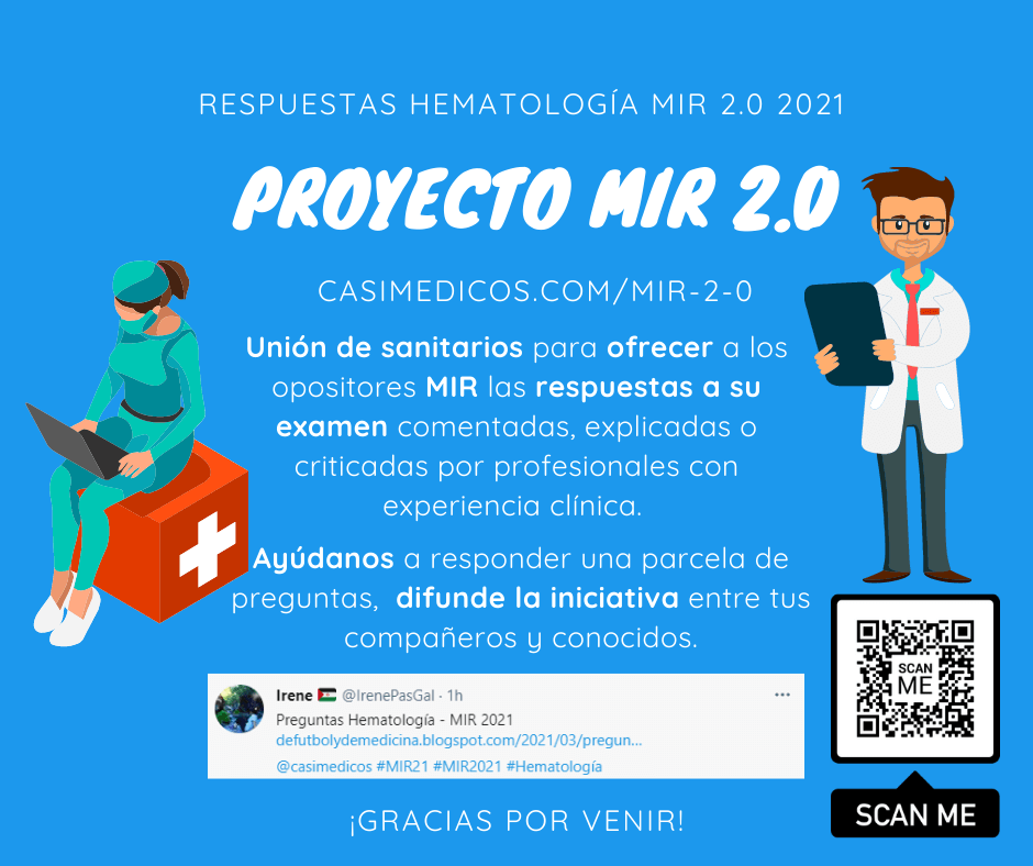 Respuestas comentadas a las preguntas de Hematología del examen MIR 2021