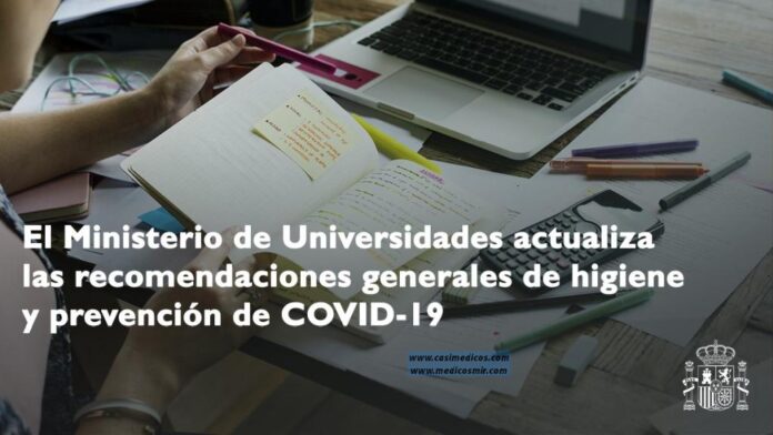 Actualización de las medidas de prevención frente a la COVID-19 para la EBAU