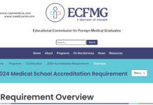 Estados Unidos. Requisito de acreditación de la escuela de medicina ECFMG 2024 Estados Unidos. Requisito de acreditación de la escuela de medicina ECFMG 2024