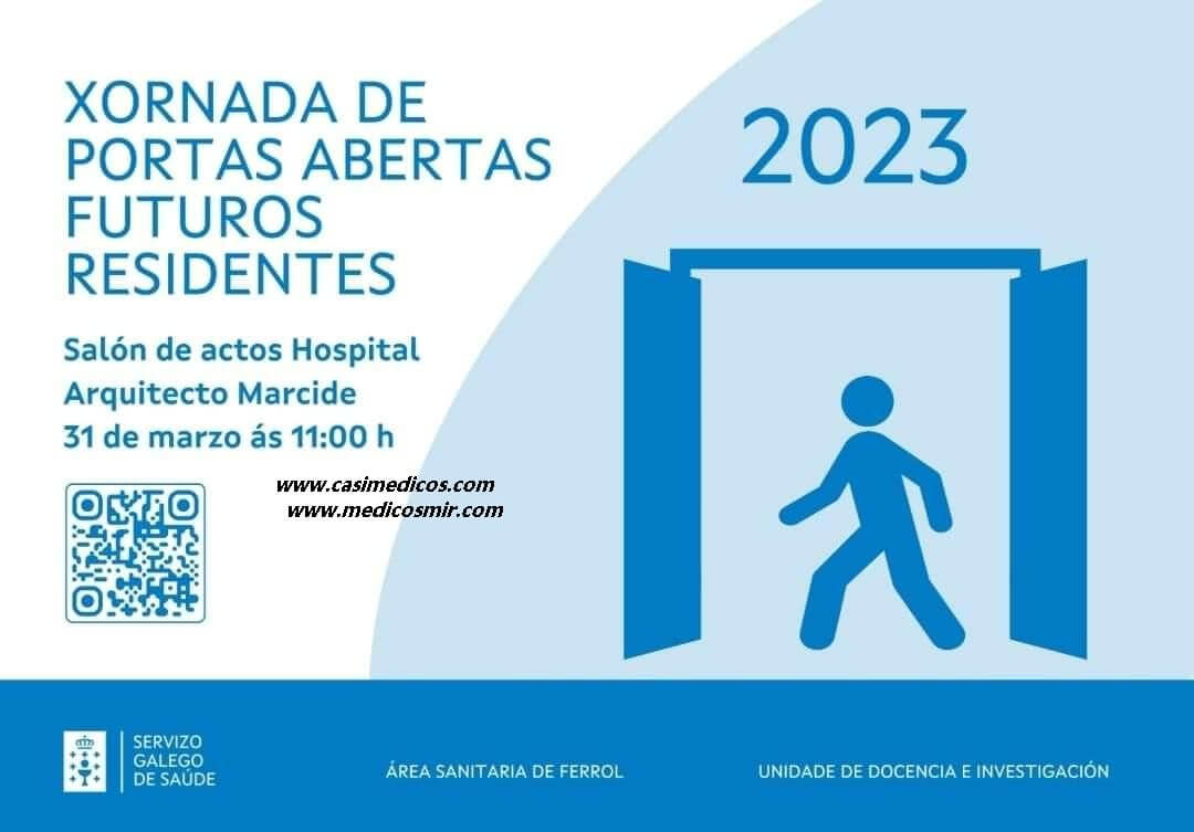 Jornada de puertas abiertas Docencia Área Sanitaria de Ferrol 2023