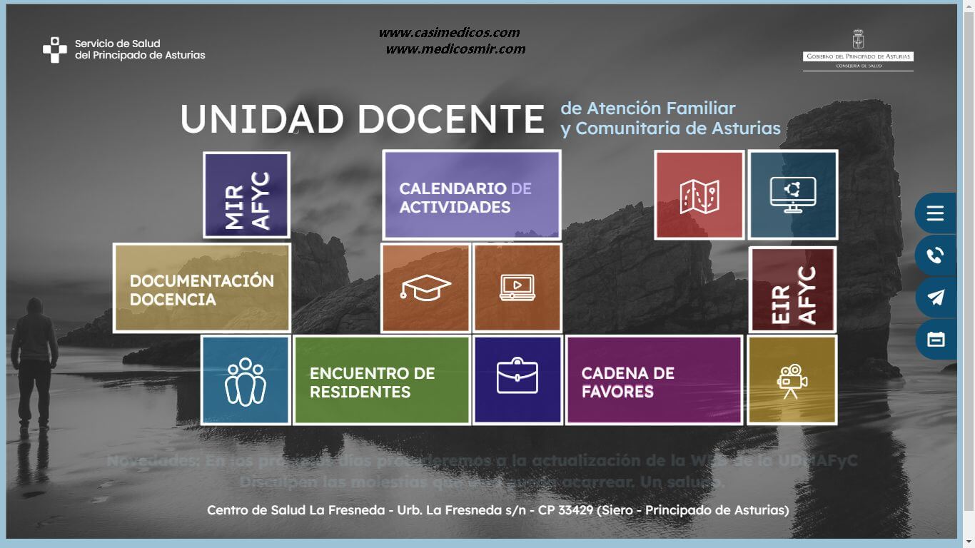 Webinar Puertas abiertas Unidad Docente Multiprofesional de Atención Familiar y Comunitaria de Asturias 2023