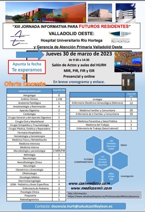 Jornada informativa para futuros residentes en el Área Valladolid Oeste 2023.