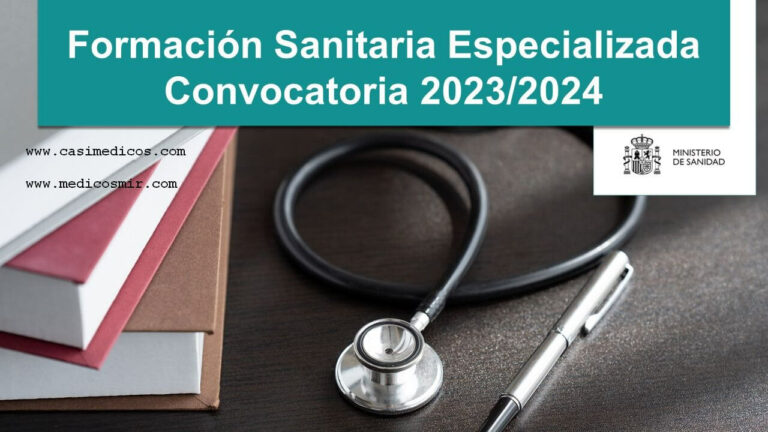Formación Sanitaria Especializada 2023-2024