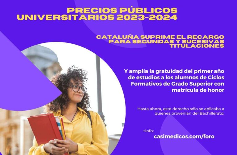 Se amplía la gratuidad en los estudios universitarios en Cataluña