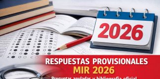 Publicadas las respuestas oficiales provisionales del MIR 2026: preguntas anuladas y bibliografía respuestas provisionales MIR 2026
