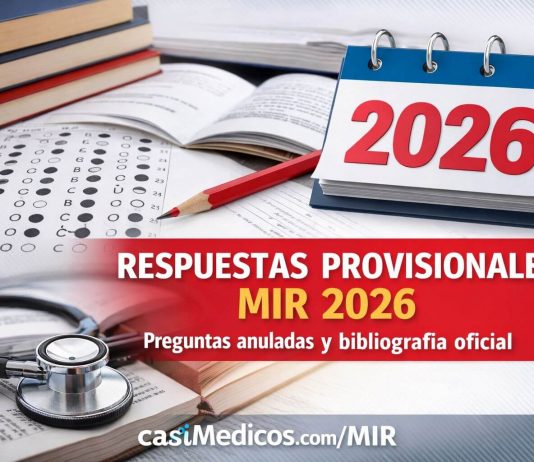 Publicadas las respuestas oficiales provisionales del MIR 2026: preguntas anuladas y bibliografía respuestas provisionales MIR 2026