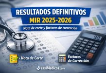 Publicadas las relaciones definitivas de resultados MIR 2025-2026: nota de corte y factores de corrección relaciones definitivas de resultados MIR 2025-2026: nota de corte y factores de corrección