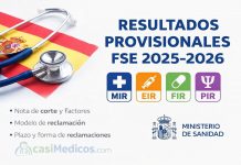 Publicadas las relaciones provisionales de resultados FSE 2025-2026 Publicadas las relaciones provisionales de resultados FSE 2025-2026