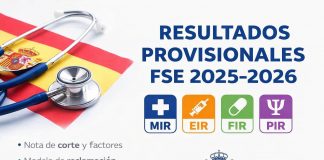 Publicadas las relaciones provisionales de resultados FSE 2025-2026 Publicadas las relaciones provisionales de resultados FSE 2025-2026