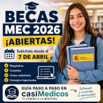 Becas del Ministerio de Educación 2026: fechas, requisitos y cómo solicitarlas paso a paso BECAS MEC 2026 ABIERTAS