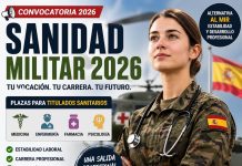 Sanidad Militar 2026: plazas, requisitos y cómo ser médico en el Ejército en España Sanidad Militar 2026