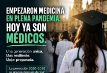 La promoción de Medicina que empezó en pandemia ya es médica (2020–2026) graduación medicina 2026 estudiantes pandemia
